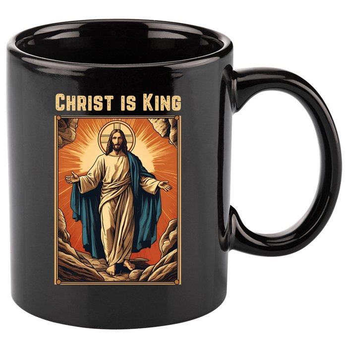 Christ is King Christian Easter 11oz C Handle Ceramic Mug