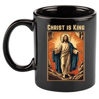 Christ is King Christian Easter 11oz C Handle Ceramic Mug