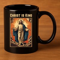 Christ is King Christian Easter 11oz C Handle Ceramic Mug