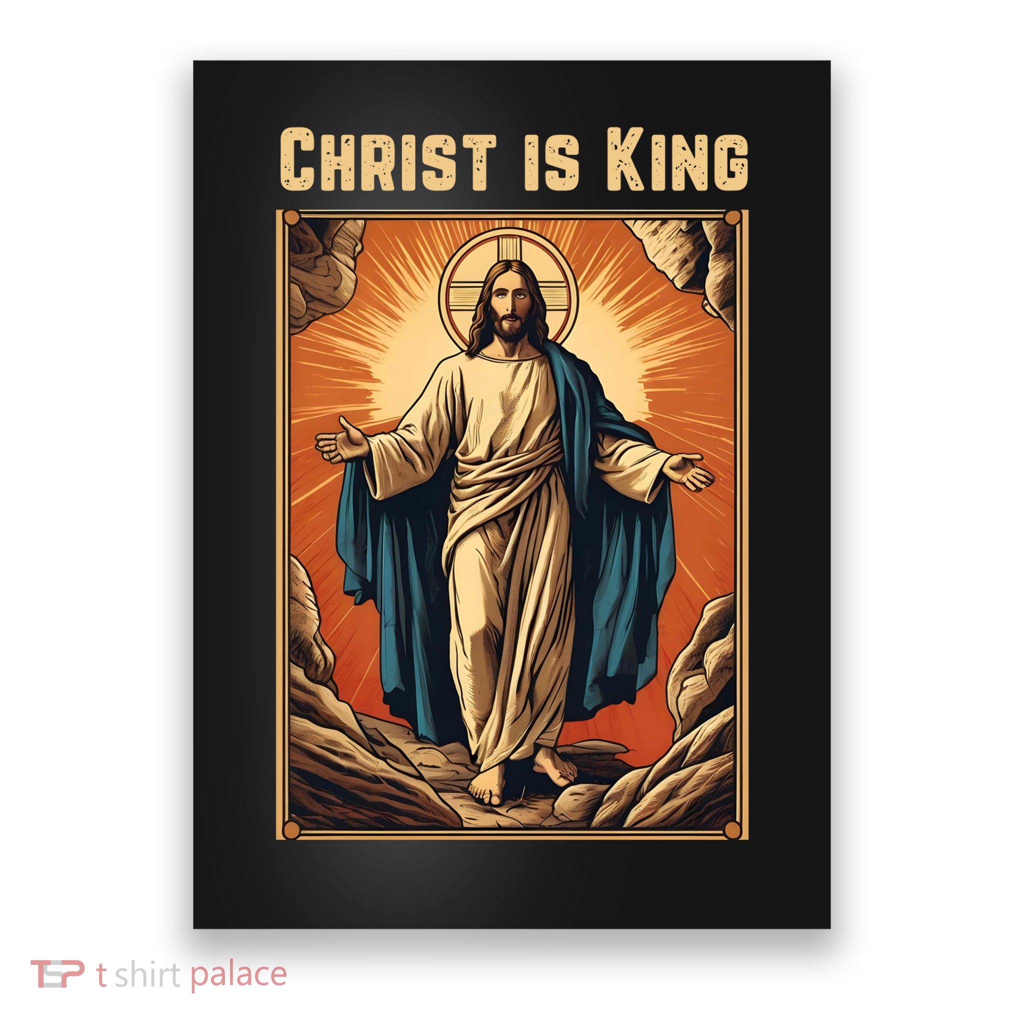Christ is King Christian Easter Poster