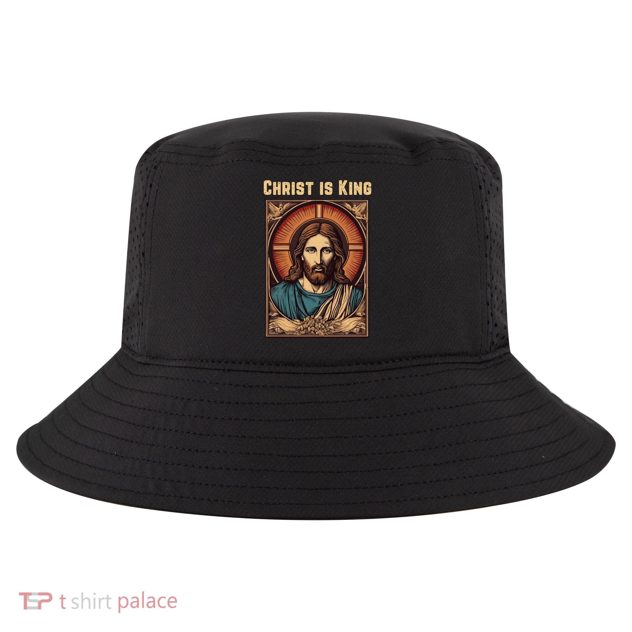 Christ is King Christian Easter Cool Comfort Performance Bucket Hat