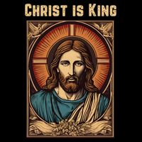 Christ is King Christian Easter Drawstring Bag