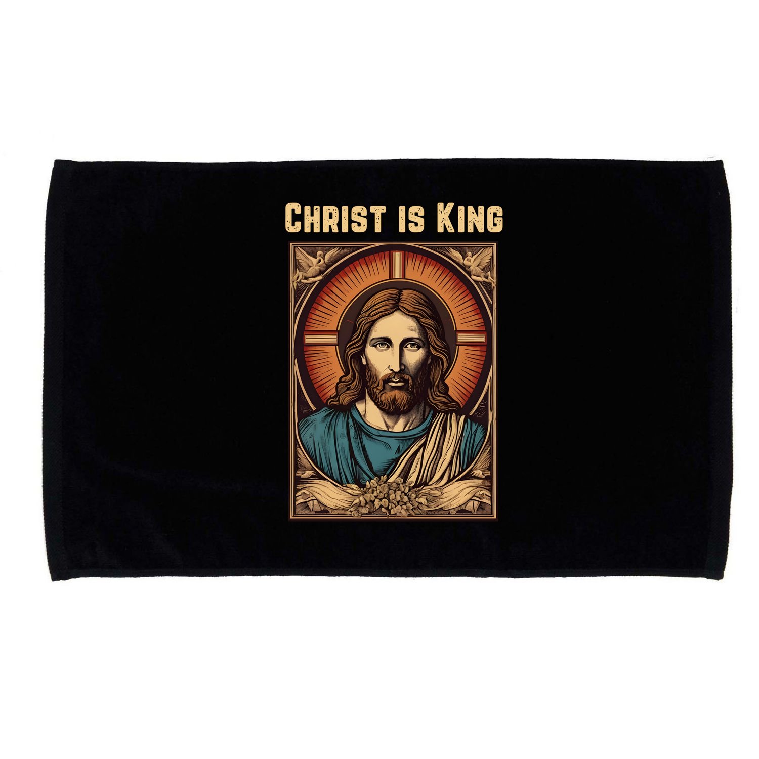 Christ is King Christian Easter Microfiber Hand Towel
