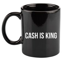 Cash Is King 11oz C Handle Ceramic Mug
