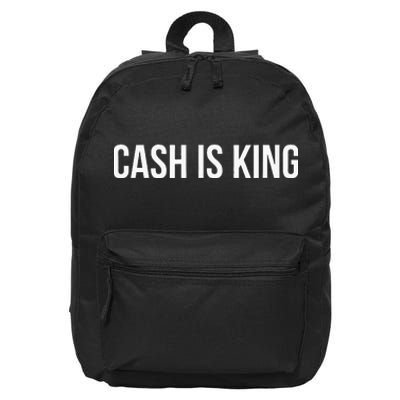 Cash Is King 16 in Basic Backpack