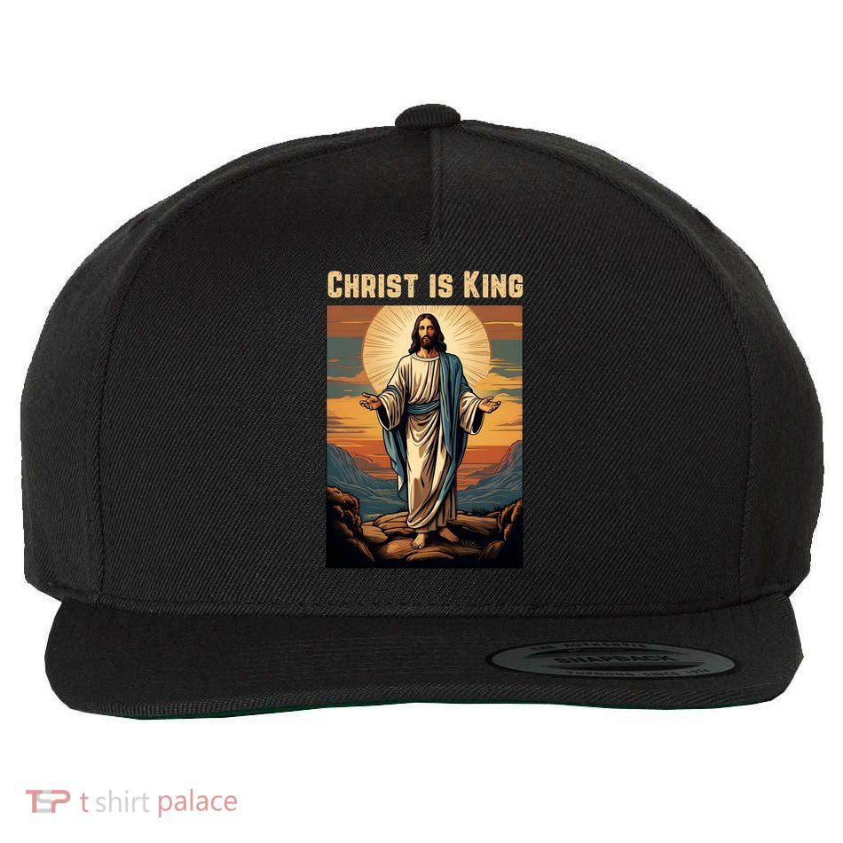 Christ is King Christian Easter Wool Snapback Cap