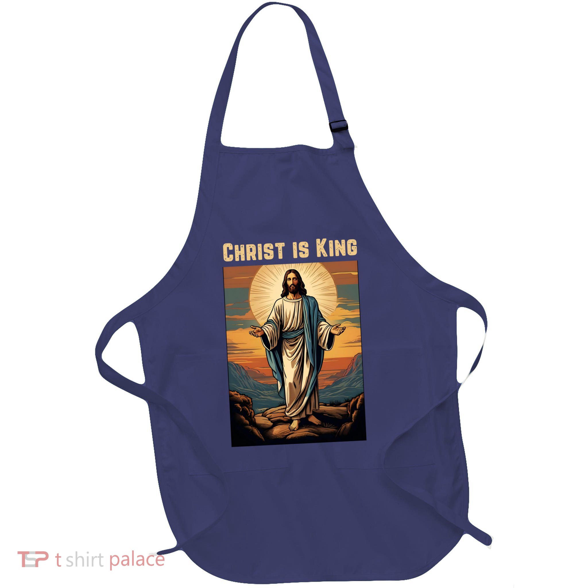 Christ is King Christian Easter Apron