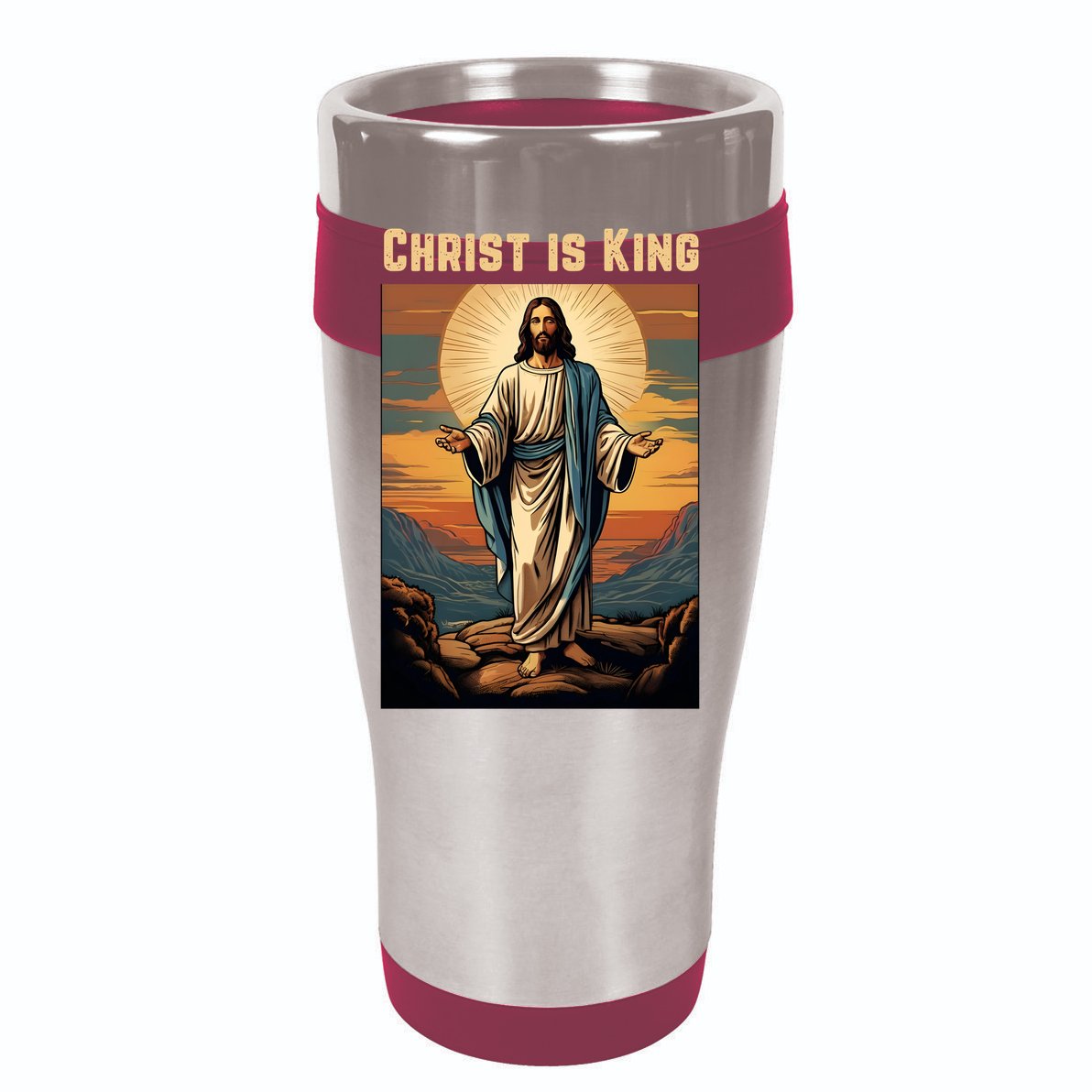 Christ is King Christian Easter V-Neck T-Shirt
