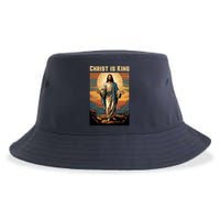 Christ is King Christian Easter Sustainable Bucket Hat