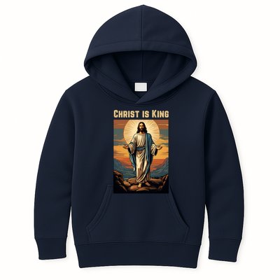 Christ is King Christian Easter Kids Hoodie