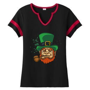 Cool Irish Leprechaun Ireland Irish Proud St Patrick Day Ladies Halftime Notch Neck Tee