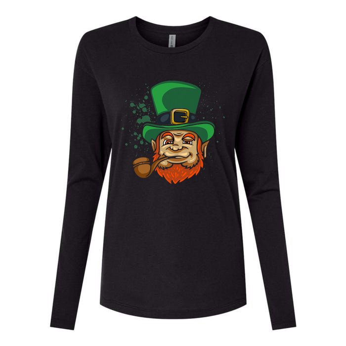 Cool Irish Leprechaun Ireland Irish Proud St Patrick Day Womens Cotton Relaxed Long Sleeve T-Shirt