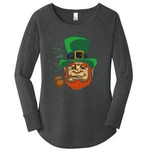 Cool Irish Leprechaun Ireland Irish Proud St Patrick Day Women's Perfect Tri Tunic Long Sleeve Shirt