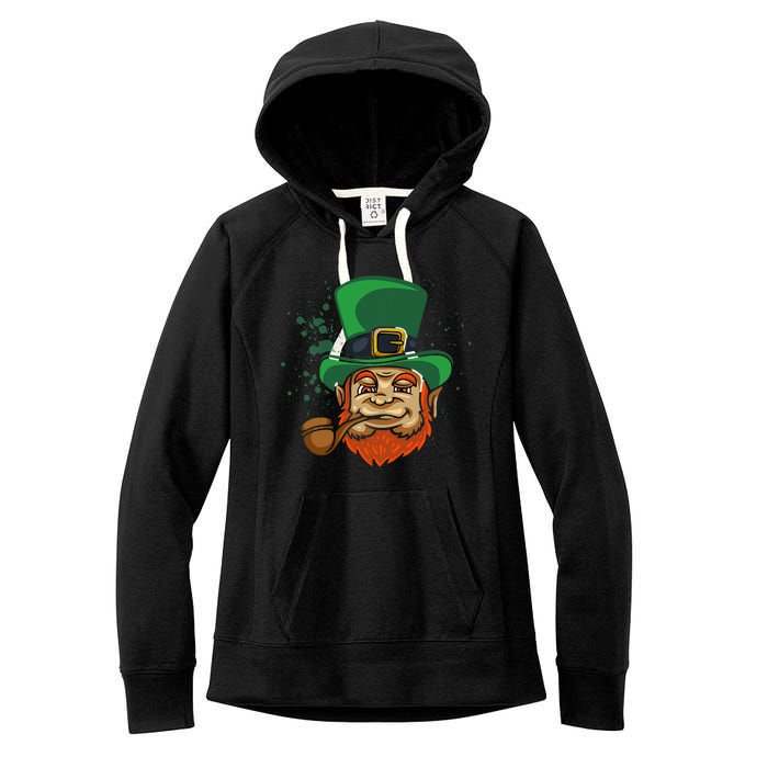 Cool Irish Leprechaun Ireland Irish Proud St Patrick Day Women's Fleece Hoodie