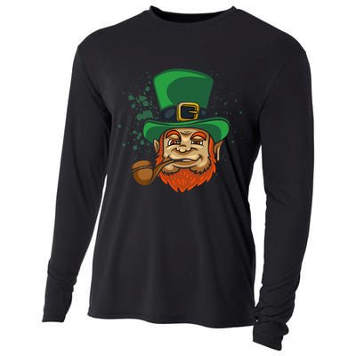 Cool Irish Leprechaun Ireland Irish Proud St Patrick Day Cooling Performance Long Sleeve Crew