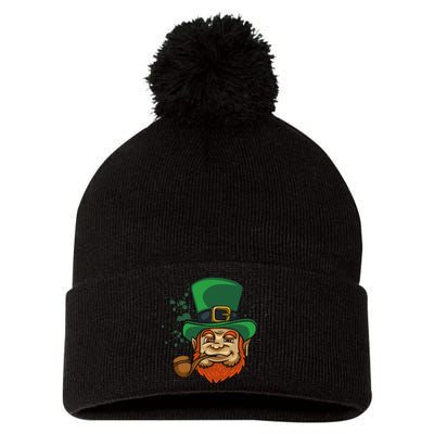 Cool Irish Leprechaun Ireland Irish Proud St Patrick Day Pom Pom 12in Knit Beanie