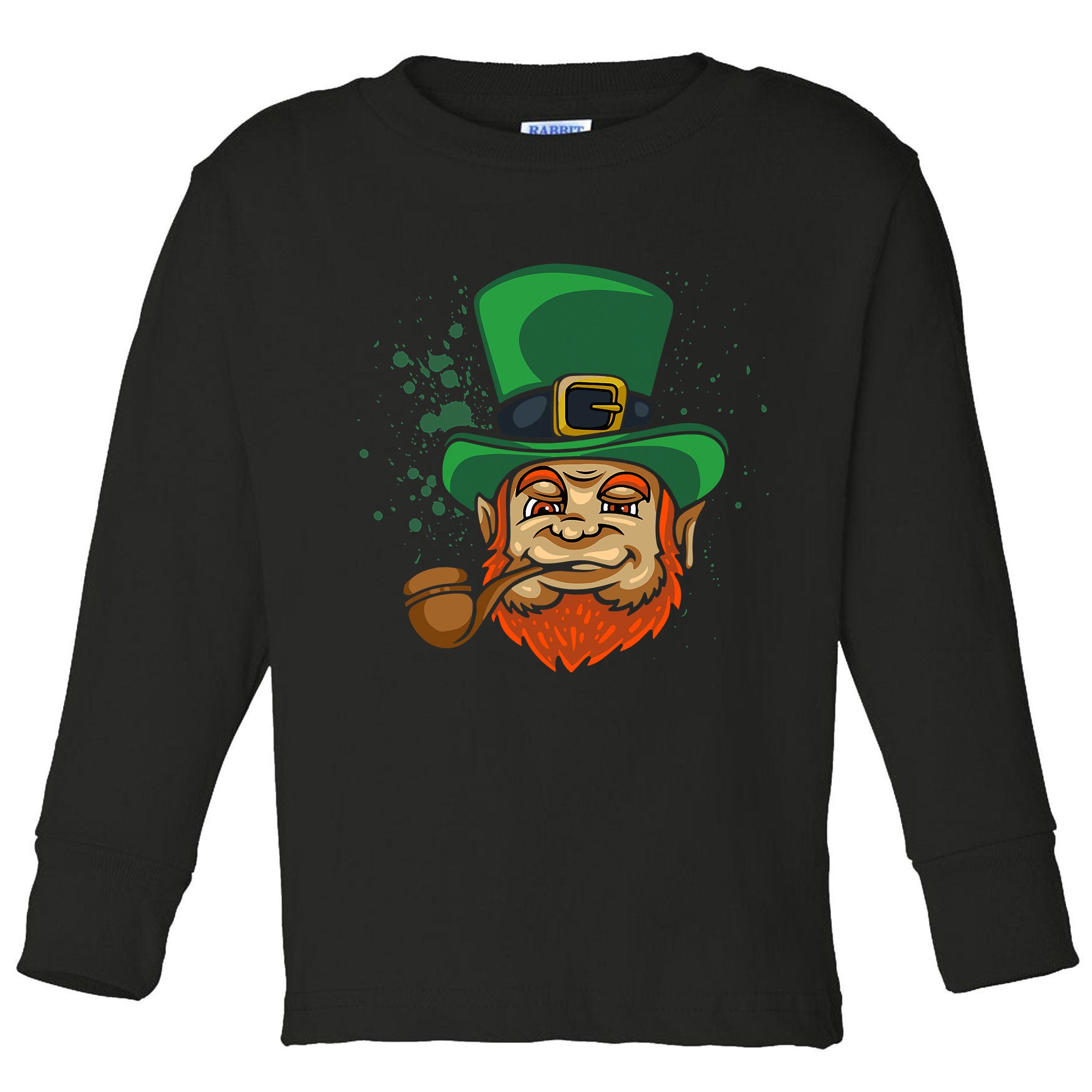 Cool Irish Leprechaun Ireland Irish Proud St Patrick Day Toddler Long Sleeve Shirt