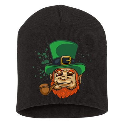 Cool Irish Leprechaun Ireland Irish Proud St Patrick Day Short Acrylic Beanie