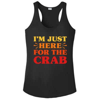 Crab I Love Crab Funny Food Lover Ladies PosiCharge Competitor Racerback Tank