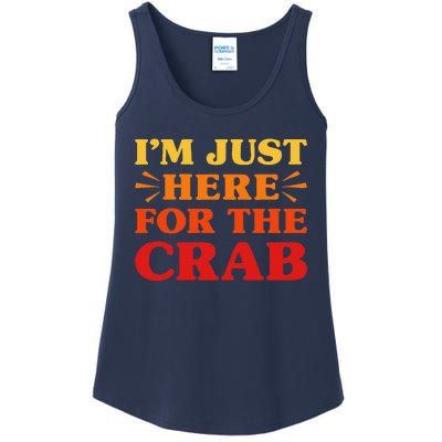 Crab I Love Crab Funny Food Lover Ladies Essential Tank