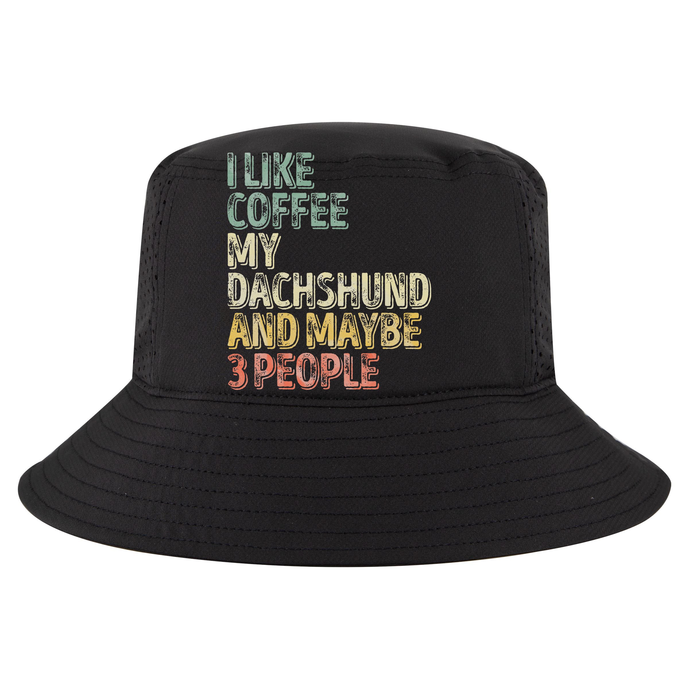 Coffee I Like Coffee My Dachshund And Maybe 3 People Youth Performance Sprint T-Shirt
