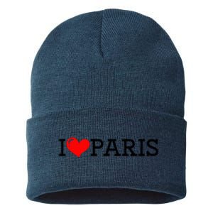 Cool I Love Paris Sustainable Knit Beanie