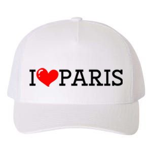 Cool I Love Paris Yupoong Adult 5-Panel Trucker Hat