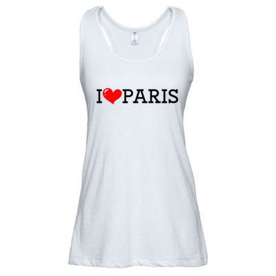 Cool I Love Paris Ladies Essential Flowy Tank