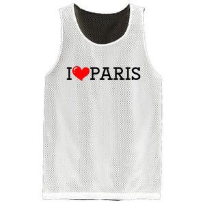 Cool I Love Paris Mesh Reversible Basketball Jersey Tank