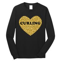 Curling I Love Curling Gift Long Sleeve Shirt