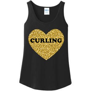 Curling I Love Curling Gift Ladies Essential Tank