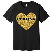 Curling I Love Curling Gift Premium T-Shirt