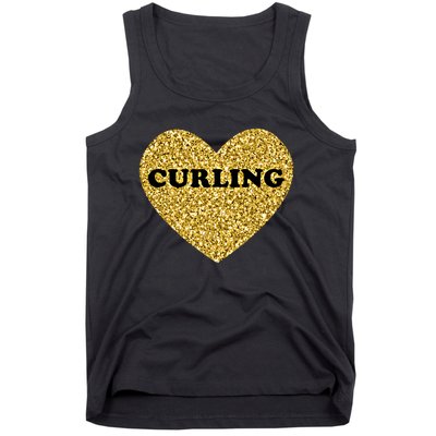 Curling I Love Curling Gift Tank Top