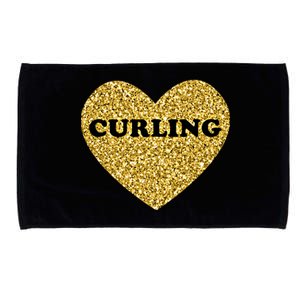 Curling I Love Curling Gift Microfiber Hand Towel