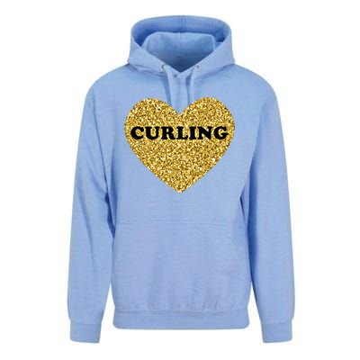 Curling I Love Curling Gift Unisex Surf Hoodie