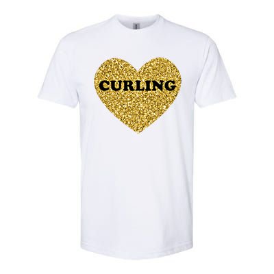 Curling I Love Curling Gift Softstyle® CVC T-Shirt