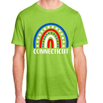 Connecticugift I Love Connecticut Usa Gift Adult ChromaSoft Performance T-Shirt