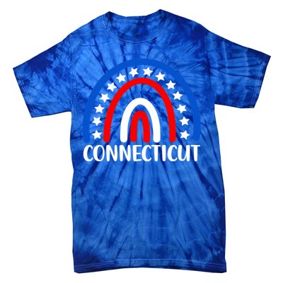 Connecticugift I Love Connecticut Usa Gift Tie-Dye T-Shirt