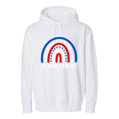 Connecticugift I Love Connecticut Usa Gift Garment-Dyed Fleece Hoodie