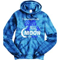 Crc I Love Someone With Colon Cancer Colon Cancer Awareness Great Gift Tie Dye Hoodie