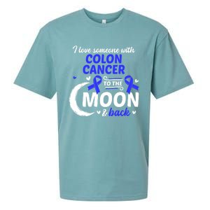 Crc I Love Someone With Colon Cancer Colon Cancer Awareness Great Gift Sueded Cloud Jersey T-Shirt