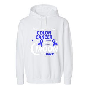 Crc I Love Someone With Colon Cancer Colon Cancer Awareness Great Gift Garment-Dyed Fleece Hoodie