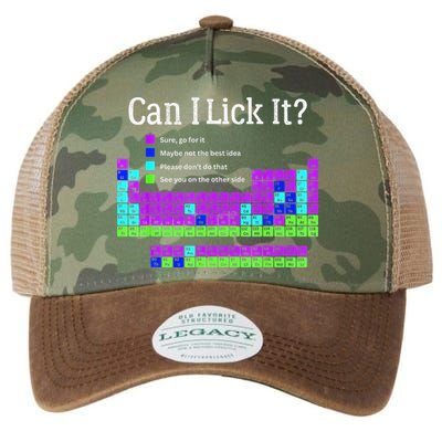Can I Lick It Periodic Table Teacher Student Legacy Tie Dye Trucker Hat