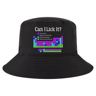 Can I Lick It Periodic Table Teacher Student Cool Comfort Performance Bucket Hat