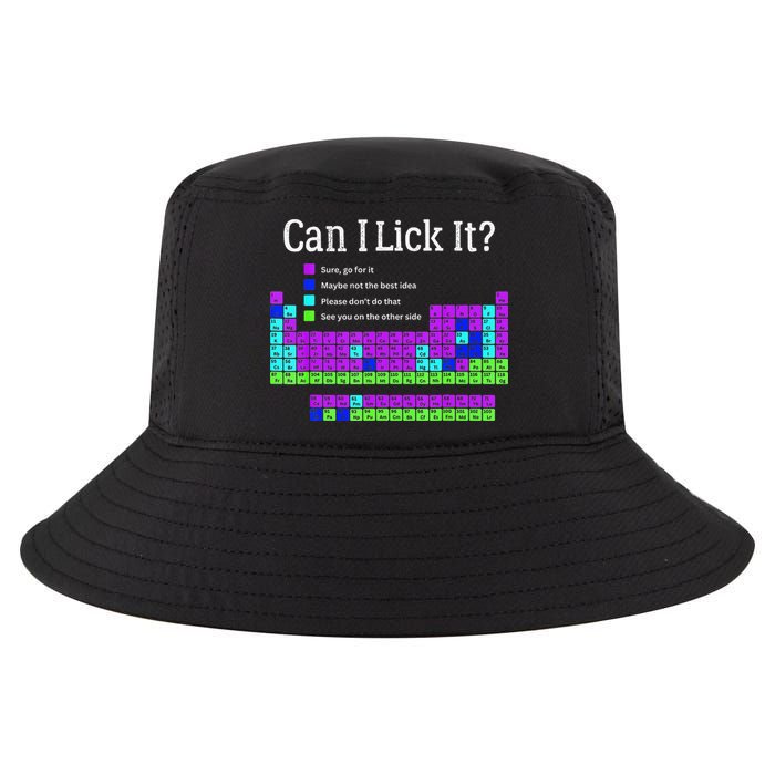 Can I Lick It Periodic Table Teacher Student Cool Comfort Performance Bucket Hat