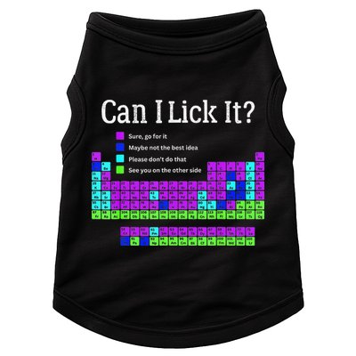 Can I Lick It Periodic Table Teacher Student Doggie Tank