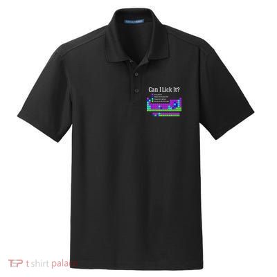 Can I Lick It Periodic Table Teacher Student Dry Zone Grid Polo
