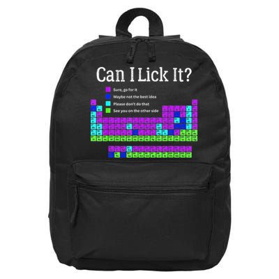 Can I Lick It Periodic Table Teacher Student 16 in Basic Backpack