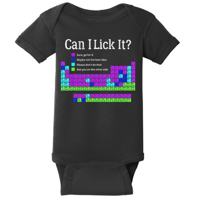 Can I Lick It Periodic Table Teacher Student Baby Bodysuit