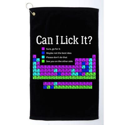 Can I Lick It Periodic Table Teacher Student Golf Towel